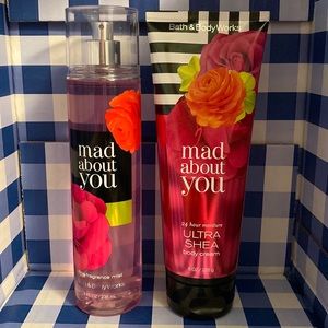 Bath & Body Works Mad About You fragrance mist and body cream. New with tags.